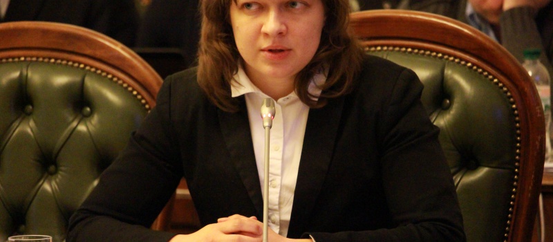 Олена Павленко виступила з лекцією в Київській школі економіки