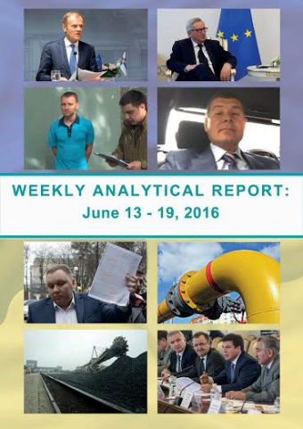 Weekly analytical report: June 13 – 19, 2016