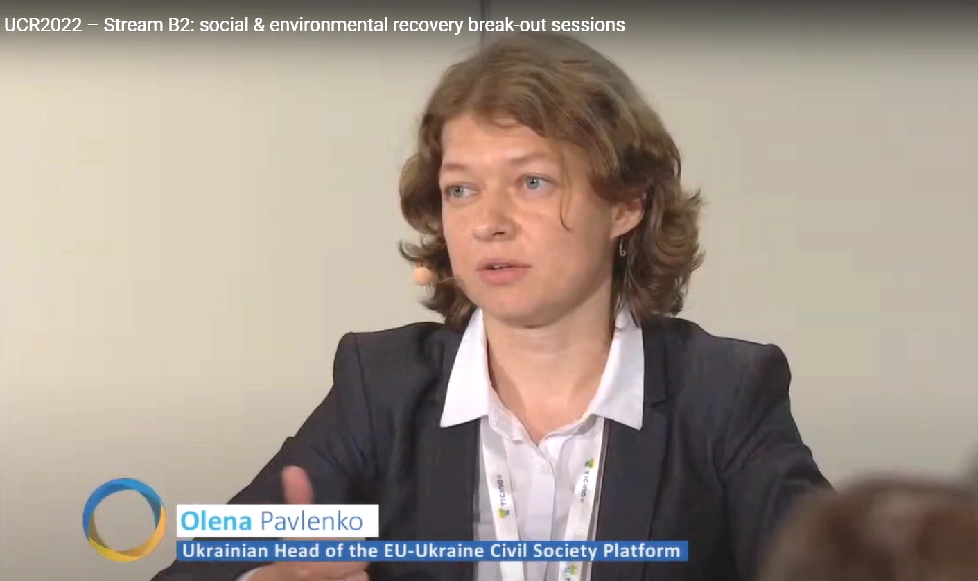 ‘Energy modernization means a triangle – decarbonization, energy efficiency, and environmental protection’ – Olena Pavlenko at URC 2022