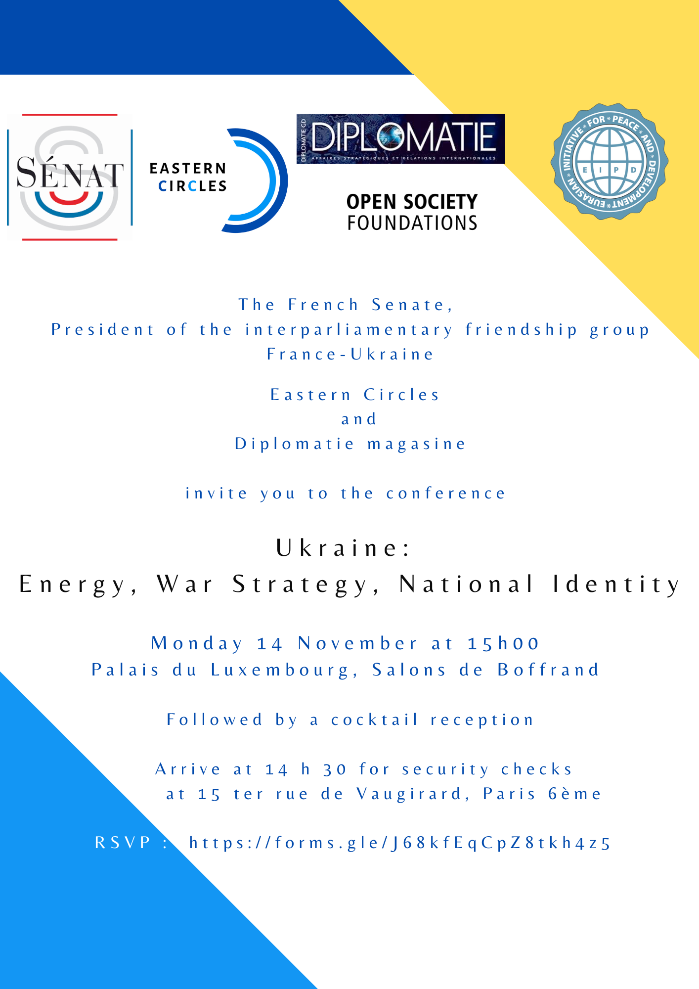 Олена Павленко виступить у Сенаті в Парижі на конференції з енергетичної та військової геополітики України