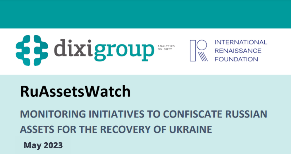 RuAssetsWatch: Monitoring Initiatives to Confiscate Russian Assets for the Recovery of Ukraine