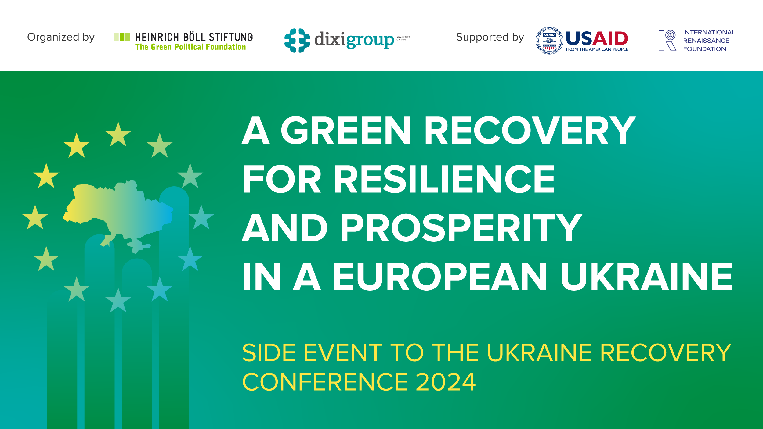 Side Event до Конференції з відбудови України 2024 “Зелена відбудова для стійкості та процвітання європейської України”