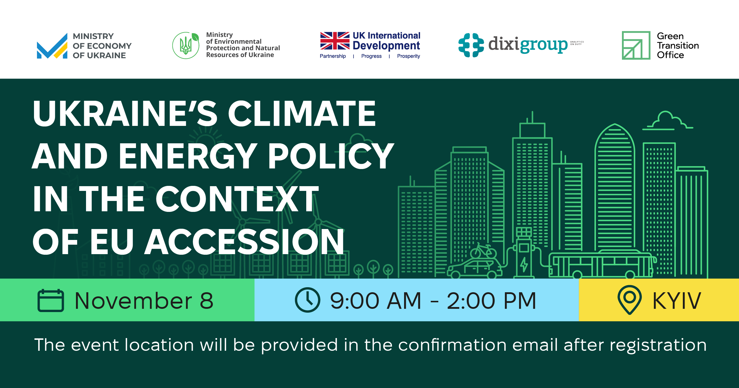 On November 8 the conference “Ukraine’s Climate and Energy Policy in the Context of EU Accession”