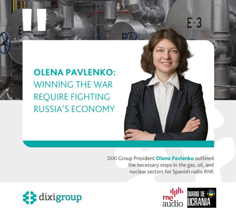 Gas, oil, nuclear energy: effectively countering the Russian economy is important for winning the war – Olena Pavlenko for Radio Nacional de España