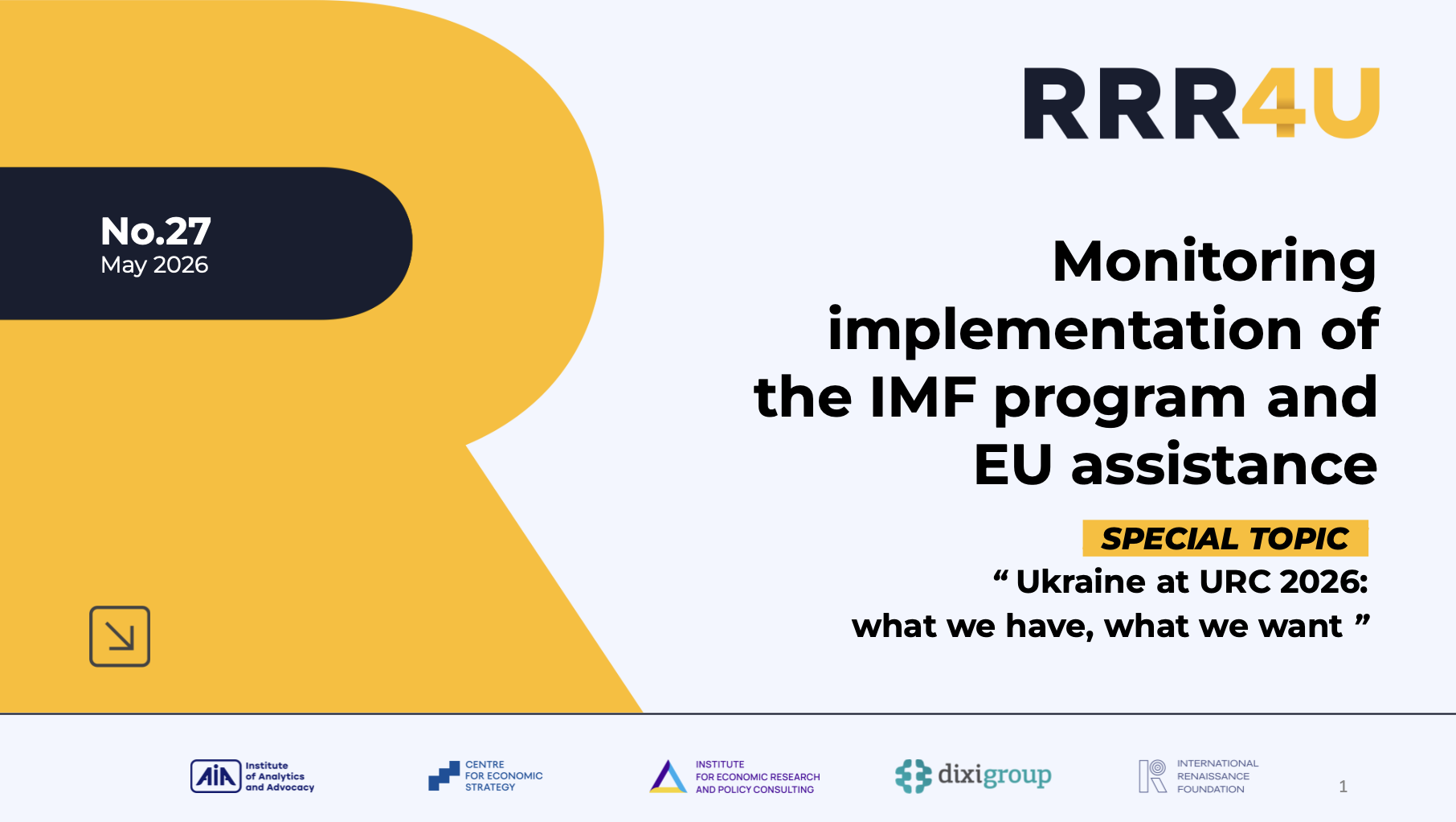Monitoring implementation of the IMF program and EU assistance (May 2026)